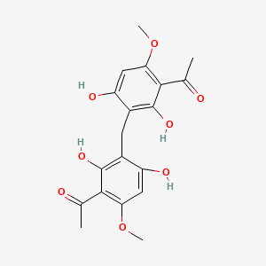 molecular formula C19H20O8 B3034176 Didemethylpseudoaspidin AA CAS No. 142382-28-3