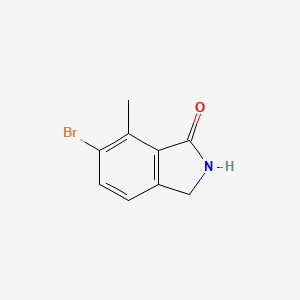molecular formula C9H8BrNO B3034180 6-Bromo-7-methylisoindolin-1-one CAS No. 1427394-72-6
