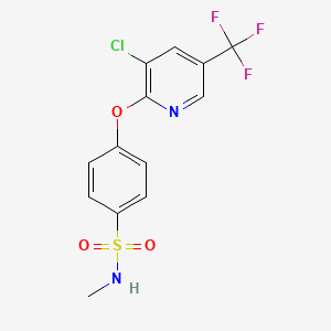 4-{[3-Chloro-5-(trifluoromethyl)pyridin-2-yl]oxy}-N-methylbenzenesulfonamide