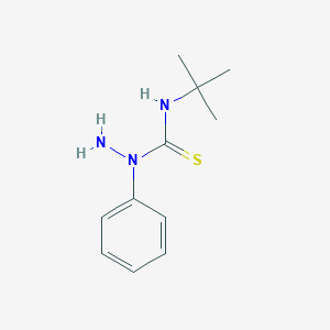 molecular formula C11H17N3S B3034187 N-(tert-Butyl)-1-phenylhydrazinecarbothioamide CAS No. 14294-28-1