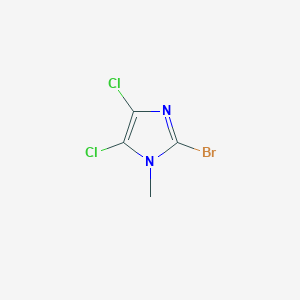 molecular formula C4H3BrCl2N2 B3034195 2-bromo-4,5-dichloro-1-methyl-1H-imidazole CAS No. 143485-91-0