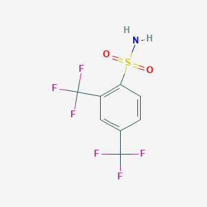 molecular formula C8H5F6NO2S B3034228 2,4-Bis(trifluoromethyl)benzenesulfonamide CAS No. 146533-45-1