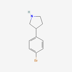 molecular formula C10H12BrN B3034229 3-(4-Bromophenyl)pyrrolidine CAS No. 1469974-99-9