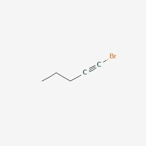 molecular formula C5H7B B3034234 1-Bromopent-1-yne CAS No. 14752-60-4