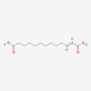 molecular formula C13H22O4 B3034238 trans-2-Tridecene-1,13-dioic acid CAS No. 14811-82-6