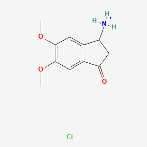 5,6-Dimethoxy-3-oxo-1-indanaminium chloride