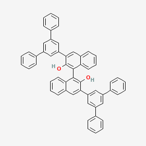 molecular formula C56H38O2 B3034249 3,3'-Bis(3,5-diphenylphenyl)-1,1'-binaphthalene-2,2'-diol CAS No. 1496637-10-5