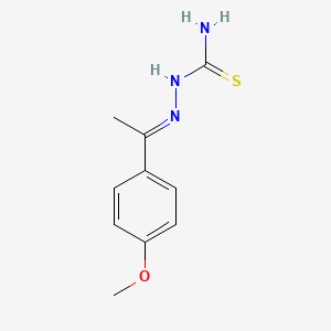 [(E)-1-(4-methoxyphenyl)ethylideneamino]thiourea