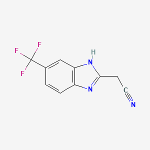 2-(Cyanomethyl)-6-(trifluoromethyl)benzimidazole
