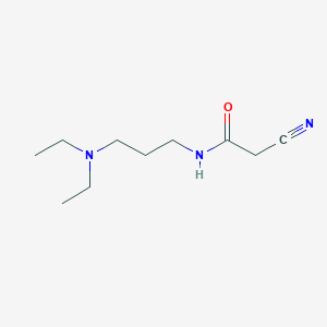 2-cyano-N-[3-(diethylamino)propyl]acetamide