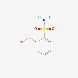 molecular formula C7H8BrNO2S B3034297 2-(Bromomethyl)benzenesulfonamide CAS No. 153974-13-1