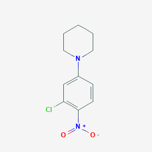 molecular formula C11H13ClN2O2 B3034302 1-(3-Chloro-4-nitrophenyl)piperidine CAS No. 154388-59-7