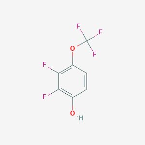 molecular formula C7H3F5O2 B3034330 2,3-Difluoro-4-(trifluoromethoxy)phenol CAS No. 158178-37-1