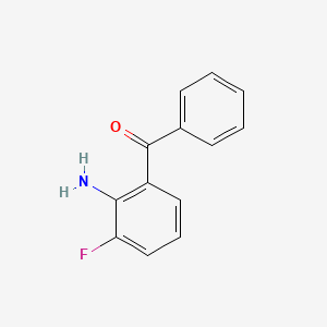 molecular formula C13H10FNO B3034334 (2-Amino-3-fluorophenyl)(phenyl)methanone CAS No. 1584139-76-3