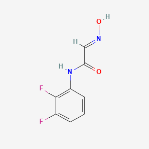 molecular formula C8H6F2N2O2 B3034403 (2E)-N-(2,3-Difluorophenyl)-2-(N-hydroxyimino)acetamide CAS No. 170108-12-0
