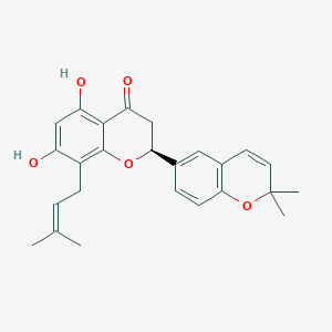 molecular formula C25H26O5 B3034415 Euchrenone A10 CAS No. 171828-81-2