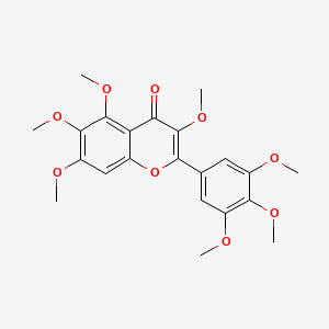 molecular formula C22H24O9 B3034417 3',4',5',3,5,6,7-Heptamethoxyflavone CAS No. 17245-30-6