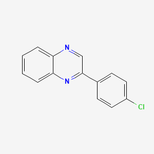 molecular formula C14H9ClN2 B3034421 2-(4-Chlorophenyl)quinoxaline CAS No. 17286-63-4