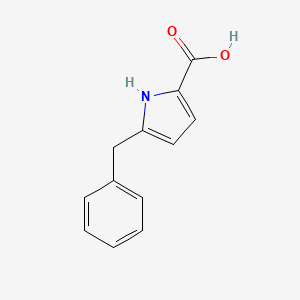 molecular formula C12H11NO2 B3034436 5-benzyl-1H-pyrrole-2-carboxylic acid CAS No. 175210-38-5