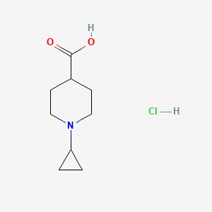 1-Cyclopropylpiperidine-4-carboxylic acid hydrochloride