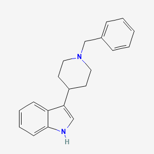 molecular formula C20H22N2 B3034471 3-(1-benzylpiperidin-4-yl)-1H-indole CAS No. 179234-89-0
