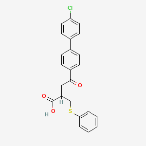 molecular formula C23H19ClO3S B3034476 (Rac)-Tanomastat CAS No. 179545-76-7