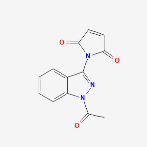 1-(1-acetyl-1H-indazol-3-yl)-1H-pyrrole-2,5-dione