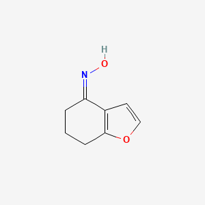 molecular formula C8H9NO2 B3034487 N-[(4Z)-4,5,6,7-tetrahydro-1-benzofuran-4-ylidene]hydroxylamine CAS No. 180339-33-7