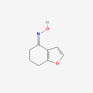 Benzofuran-4(5H)-one, 6,7-dihydro-, oxime