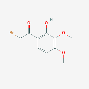 molecular formula C10H11BrO4 B3034495 3,4-Dimethoxy-2-hydroxyphenacyl bromide CAS No. 18064-92-1
