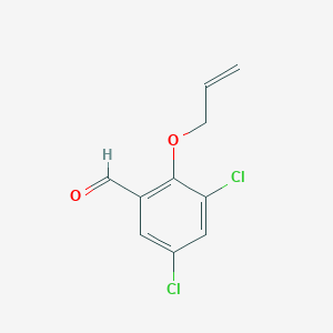 B3034503 3,5-Dichloro-2-(prop-2-en-1-yloxy)benzaldehyde CAS No. 181280-06-8