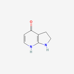 molecular formula C7H8N2O B3034527 2,3-Dihydro-1H-pyrrolo[2,3-b]pyridin-4-ol CAS No. 1824145-72-3
