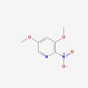 molecular formula C7H8N2O4 B3034544 3,5-Dimethoxy-2-nitropyridine CAS No. 18677-49-1