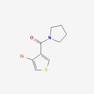 molecular formula C9H10BrNOS B3034545 (4-Bromothiophen-3-yl)(pyrrolidin-1-yl)methanone CAS No. 1872849-86-9