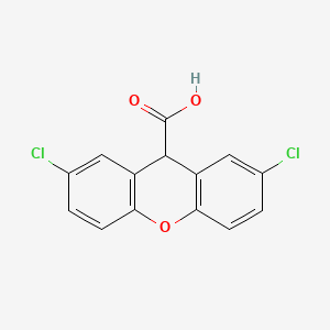 2,7-Dichloro-9H-xanthene-9-carboxylic acid