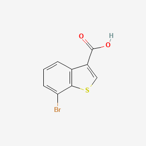 molecular formula C9H5BrO2S B3034568 7-Bromobenzo[b]thiophene-3-carboxylic acid CAS No. 19075-62-8