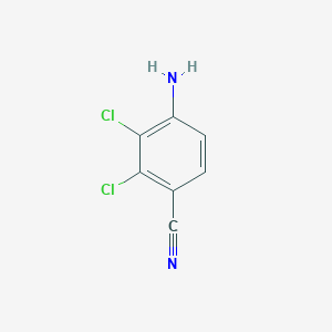 molecular formula C7H4Cl2N2 B3034579 4-Amino-2,3-dichlorobenzonitrile CAS No. 193090-61-8