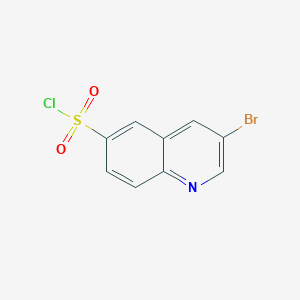 molecular formula C9H5BrClNO2S B3034610 3-Bromoquinoline-6-sulfonyl chloride CAS No. 1956381-95-5