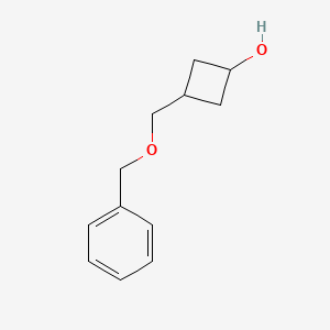 molecular formula C12H16O2 B3034616 cis-3-Benzyloxymethylcyclobutanol CAS No. 197167-53-6