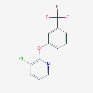molecular formula C12H7ClF3NO B3034619 3-Chloro-2-(3-(trifluoromethyl)phenoxy)pyridine CAS No. 197565-66-5