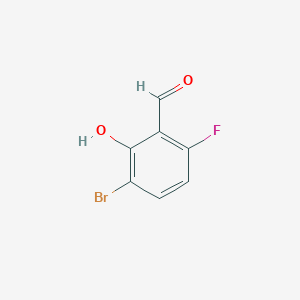 molecular formula C7H4BrFO2 B3034629 3-Bromo-6-fluoro-2-hydroxybenzaldehyde CAS No. 199287-82-6
