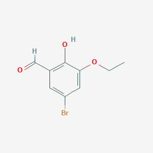 molecular formula C9H9BrO3 B3034633 5-Bromo-3-ethoxy-2-hydroxybenzaldehyde CAS No. 20035-44-3