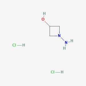 molecular formula C3H10Cl2N2O B3034645 1-Aminoazetidin-3-ol dihydrochloride CAS No. 2007919-87-9