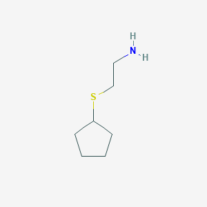 molecular formula C7H15NS B3034665 [2-(Cyclopentylthio)ethyl]amine CAS No. 204129-50-0