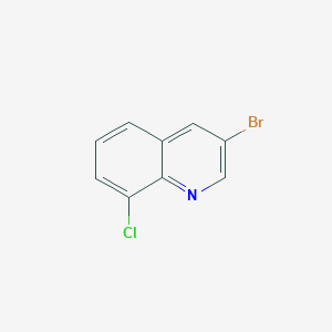 molecular formula C9H5BrClN B3034671 3-Bromo-8-chloroquinoline CAS No. 205111-94-0