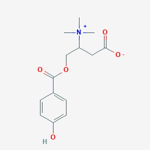 4-(4-Hydroxybenzoyl)oxy-3-(trimethylazaniumyl)butanoate