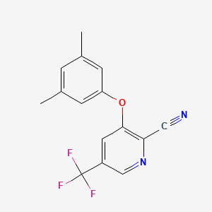 3-(3,5-Dimethyl-phenoxy)-5-trifluoromethyl-pyridine-2-carbonitrile