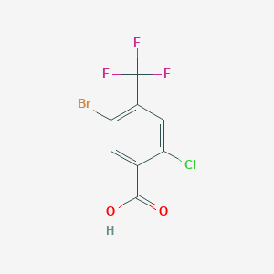 5-Bromo-2-chloro-4-(trifluoromethyl)benzoic acid