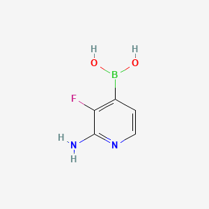 (2-Amino-3-fluoropyridin-4-YL)boronic acid