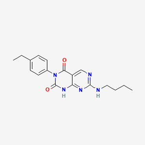 7-(butylamino)-3-(4-ethylphenyl)pyrimido[4,5-d]pyrimidine-2,4(1H,3H)-dione